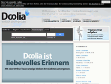 Tablet Screenshot of doolia.de
